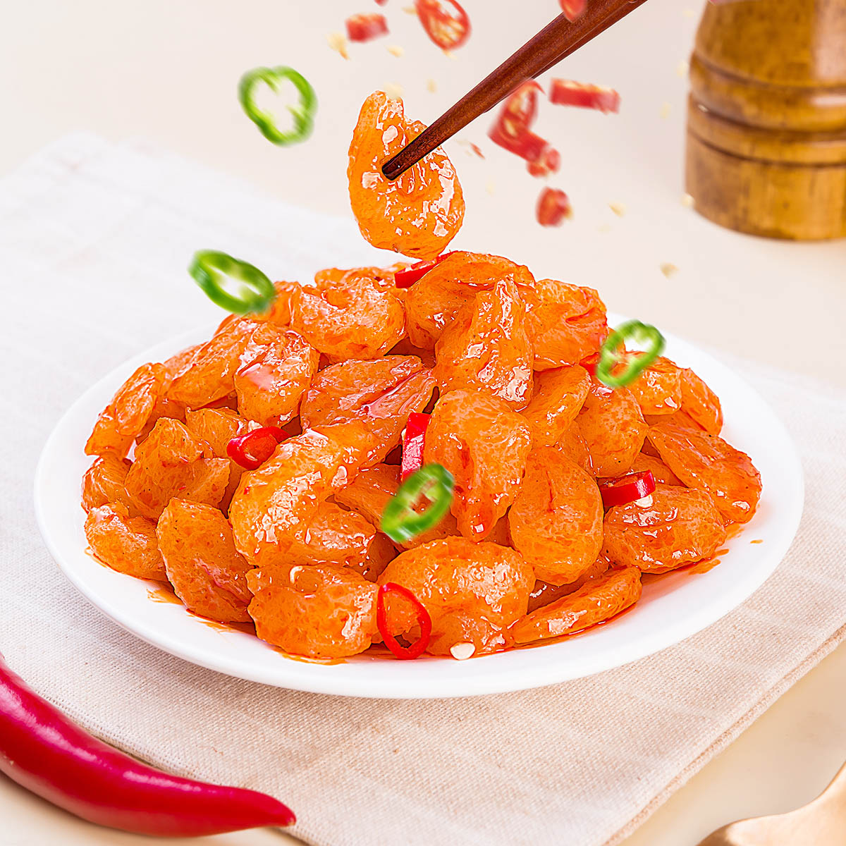 Konjac Shrimp Spicy
