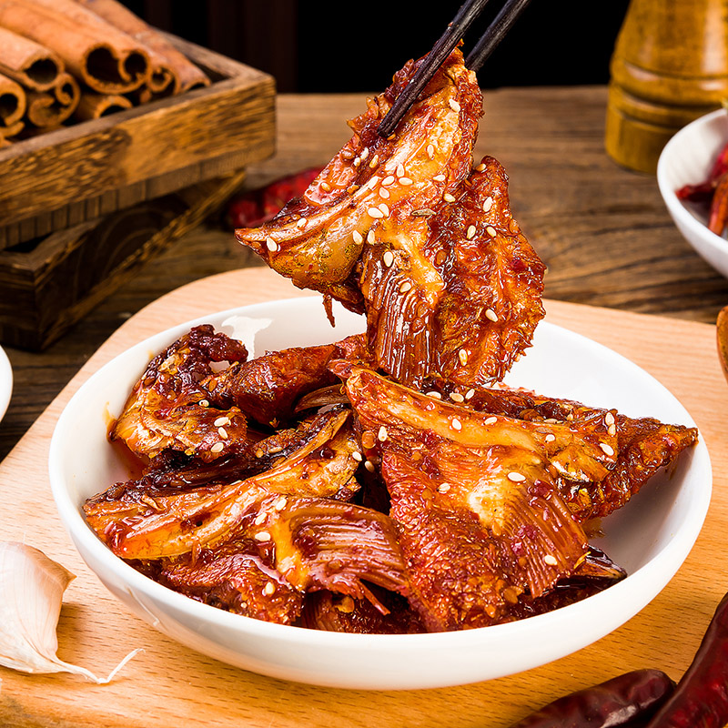 Spicy Fish Jaw Snack